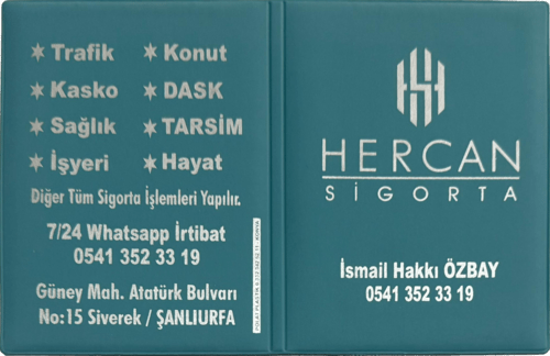 deri ruhsat kabi goresli baskılı parker