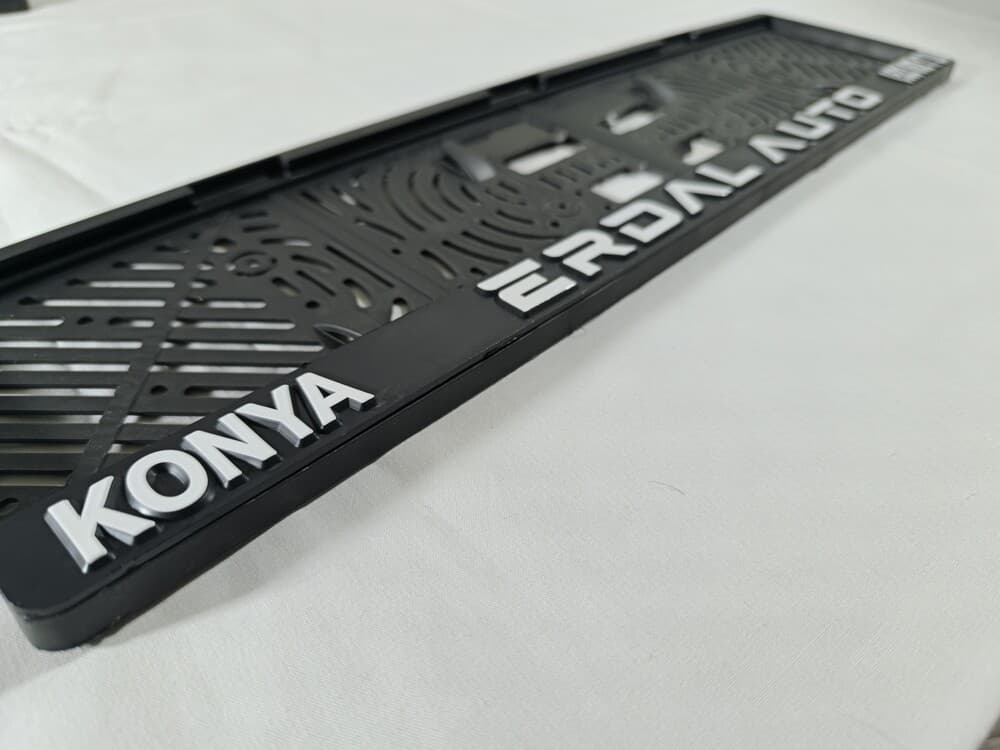 kabartmalı 3d enjeksiyon kabarma otomobil plakalık goresli baskılı parker otomotiv