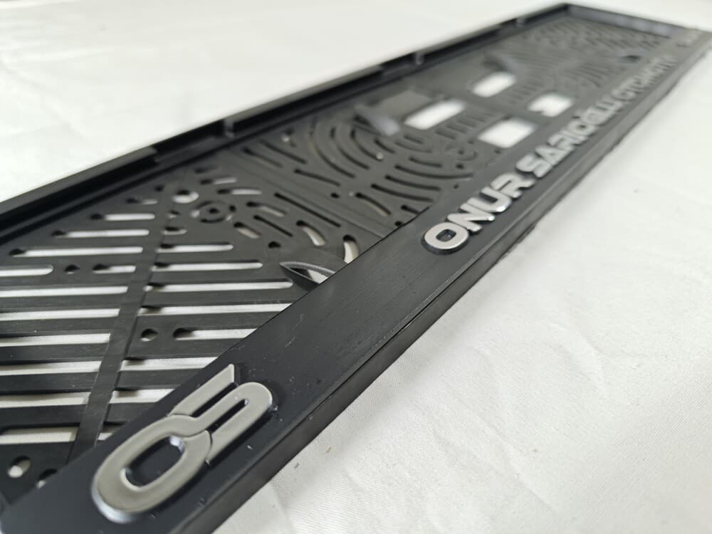 kabartmalı 3d enjeksiyon kabarma otomobil plakalık goresli baskılı parker otomotiv