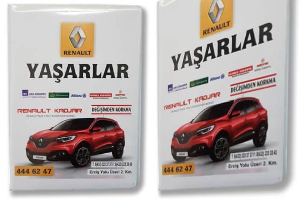ofset ruhsat kabi goresli baskılı Anadolu Plakalık