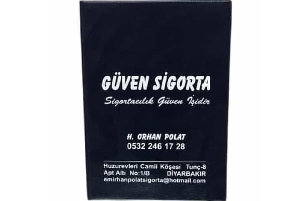 pvc ruhsat kabi goresli baskılı Anadolu Plakalık