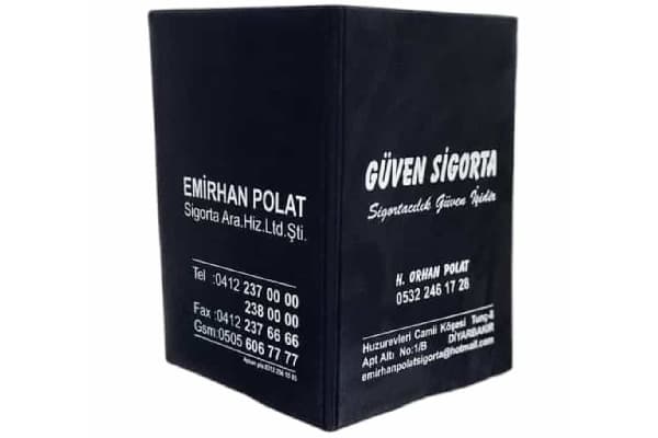 pvc ruhsat kabi goresli baskılı Anadolu Plakalık